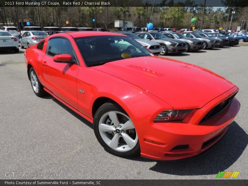 Race Red / Charcoal Black 2013 Ford Mustang GT Coupe