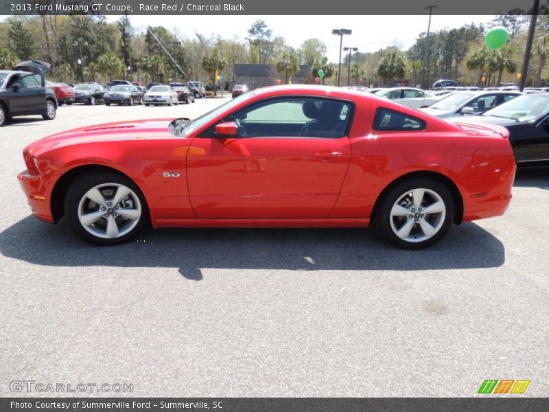 Race Red / Charcoal Black 2013 Ford Mustang GT Coupe