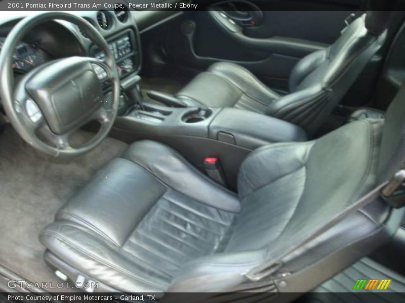 Pewter Metallic / Ebony 2001 Pontiac Firebird Trans Am Coupe