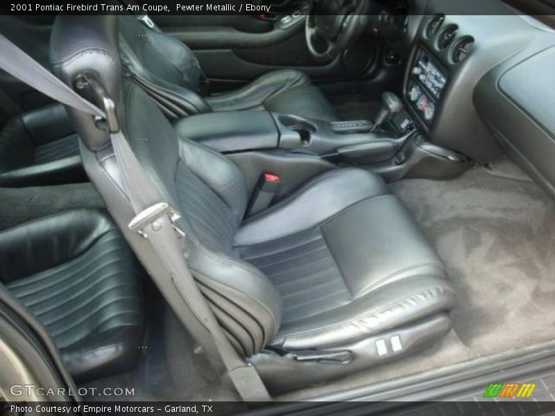 Pewter Metallic / Ebony 2001 Pontiac Firebird Trans Am Coupe