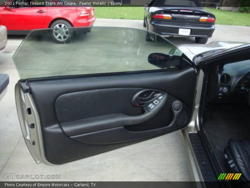 Pewter Metallic / Ebony 2001 Pontiac Firebird Trans Am Coupe