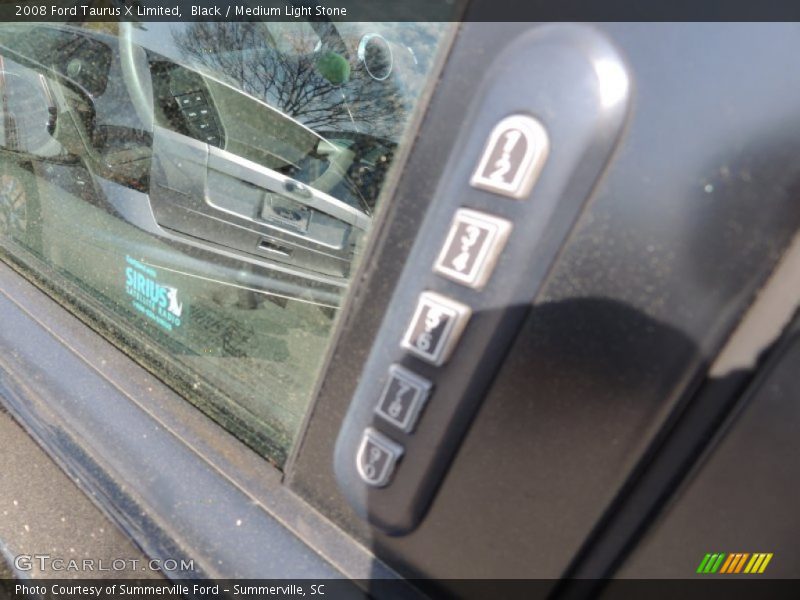 Black / Medium Light Stone 2008 Ford Taurus X Limited