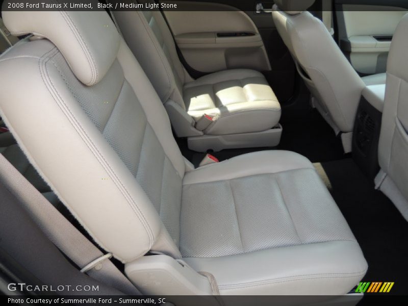 Black / Medium Light Stone 2008 Ford Taurus X Limited