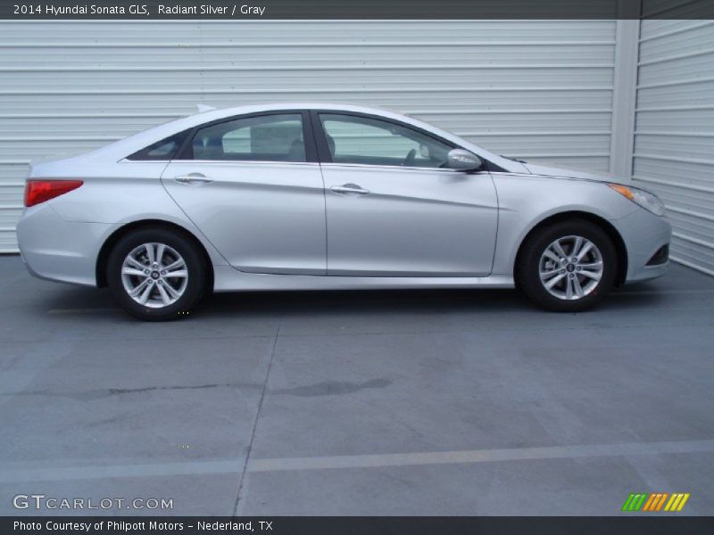 Radiant Silver / Gray 2014 Hyundai Sonata GLS