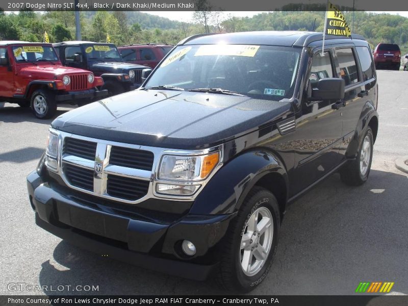Black / Dark Khaki/Medium Khaki 2007 Dodge Nitro SLT 4x4