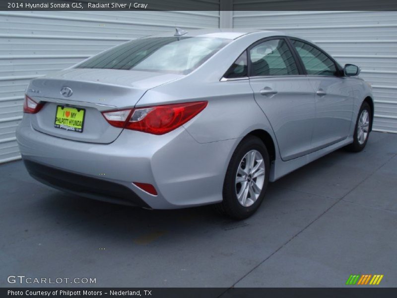 Radiant Silver / Gray 2014 Hyundai Sonata GLS
