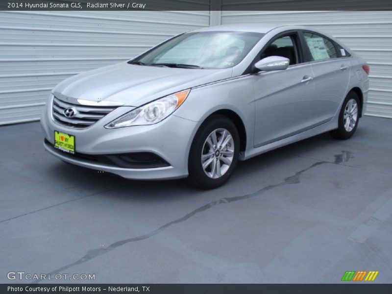 Radiant Silver / Gray 2014 Hyundai Sonata GLS