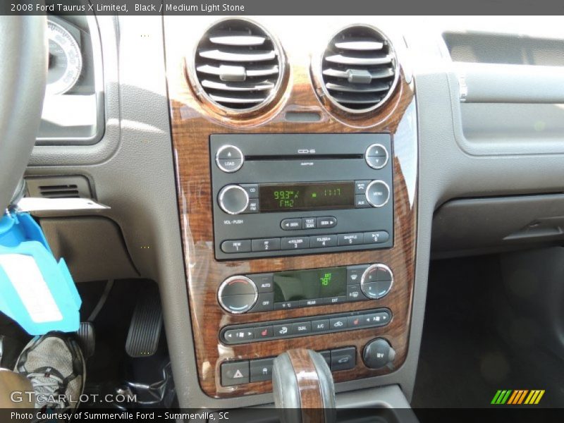 Black / Medium Light Stone 2008 Ford Taurus X Limited