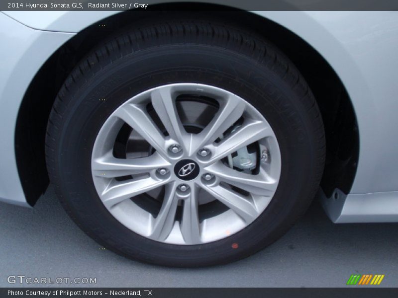 Radiant Silver / Gray 2014 Hyundai Sonata GLS