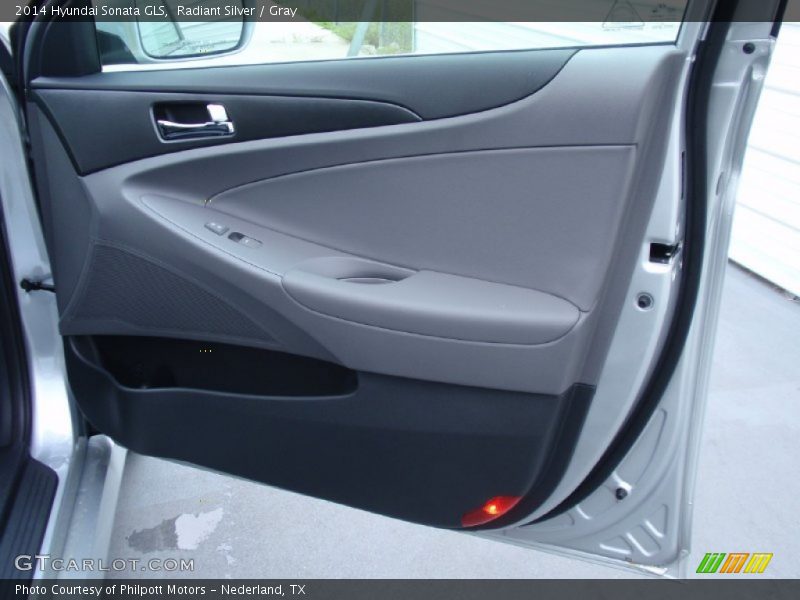 Radiant Silver / Gray 2014 Hyundai Sonata GLS
