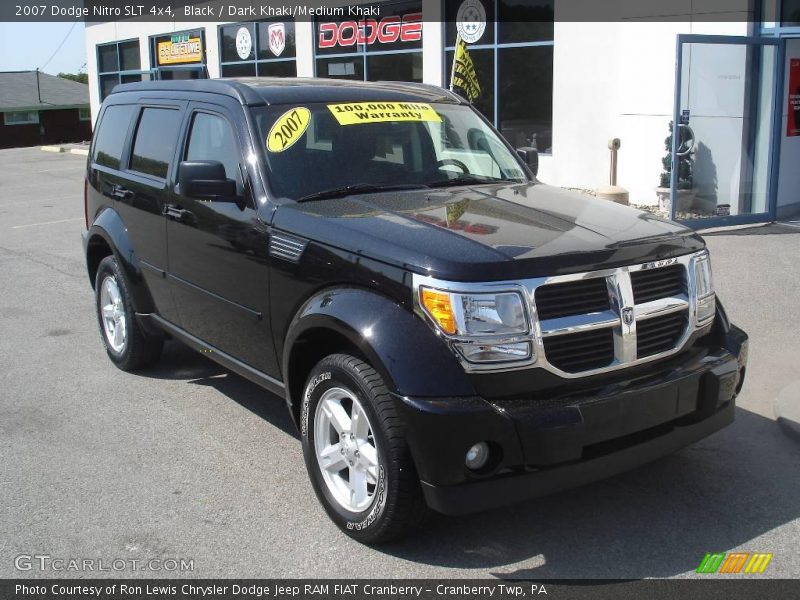 Black / Dark Khaki/Medium Khaki 2007 Dodge Nitro SLT 4x4