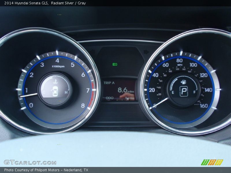 Radiant Silver / Gray 2014 Hyundai Sonata GLS