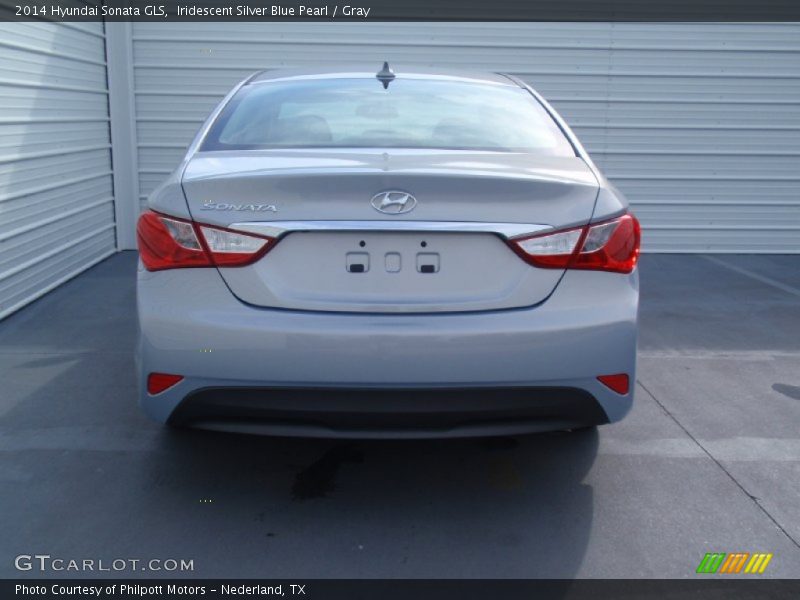 Iridescent Silver Blue Pearl / Gray 2014 Hyundai Sonata GLS