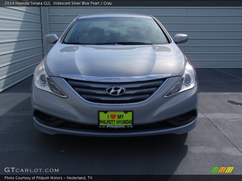 Iridescent Silver Blue Pearl / Gray 2014 Hyundai Sonata GLS