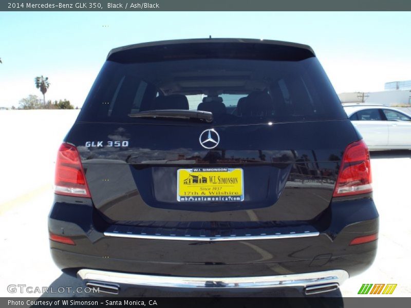 Black / Ash/Black 2014 Mercedes-Benz GLK 350