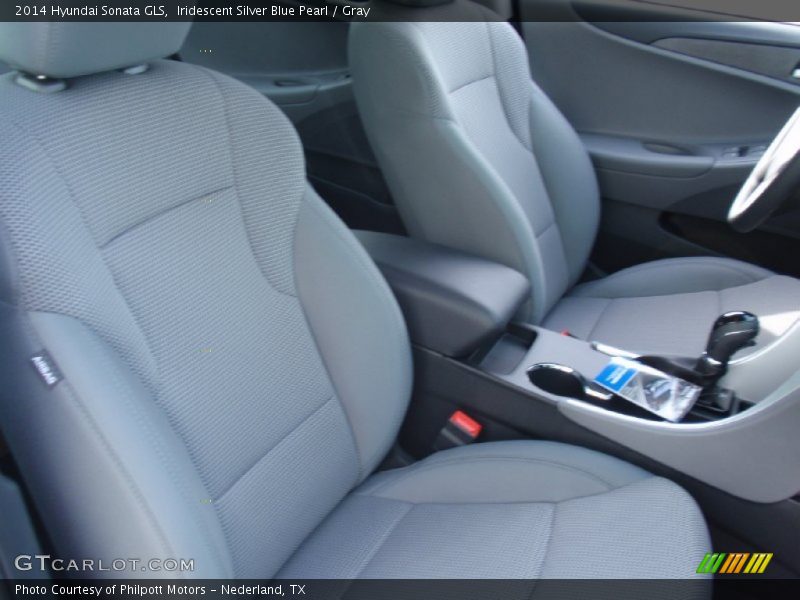 Iridescent Silver Blue Pearl / Gray 2014 Hyundai Sonata GLS