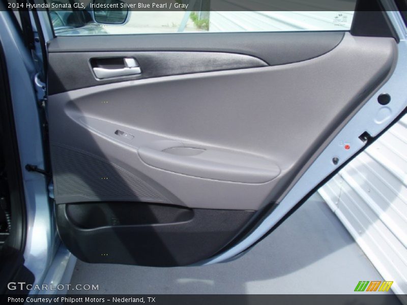 Iridescent Silver Blue Pearl / Gray 2014 Hyundai Sonata GLS