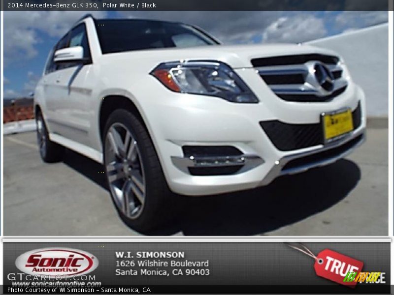 Polar White / Black 2014 Mercedes-Benz GLK 350