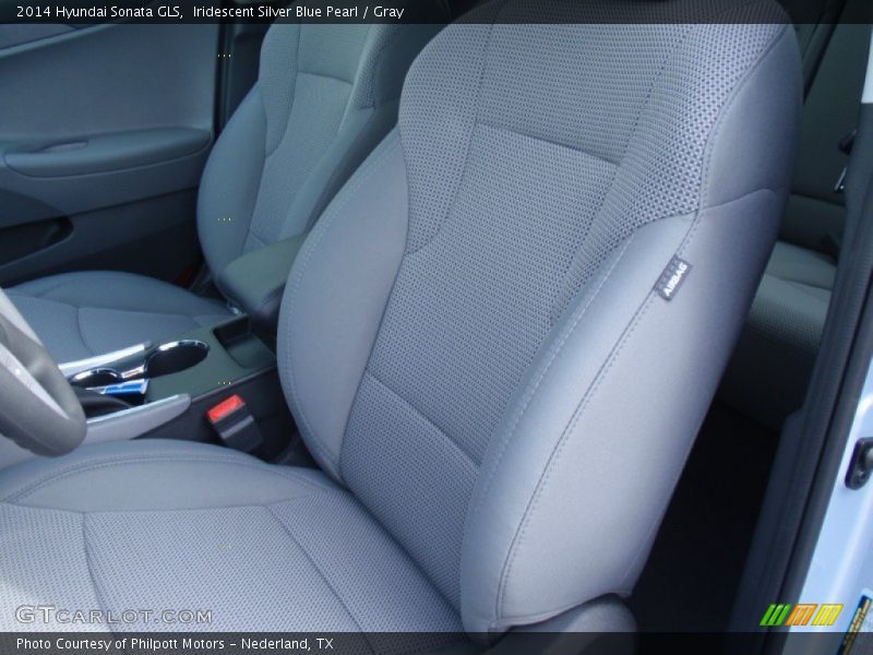 Iridescent Silver Blue Pearl / Gray 2014 Hyundai Sonata GLS