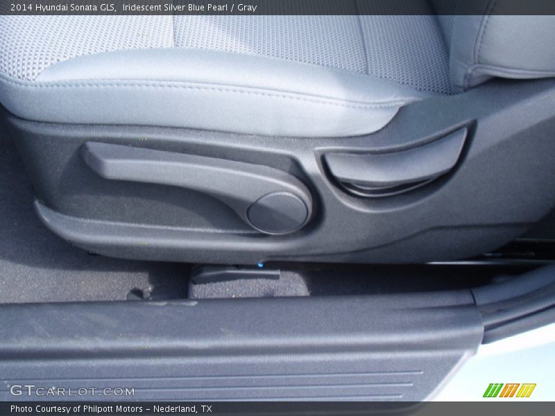 Iridescent Silver Blue Pearl / Gray 2014 Hyundai Sonata GLS