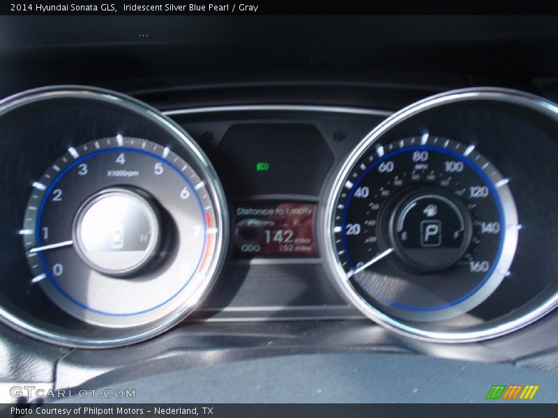 Iridescent Silver Blue Pearl / Gray 2014 Hyundai Sonata GLS