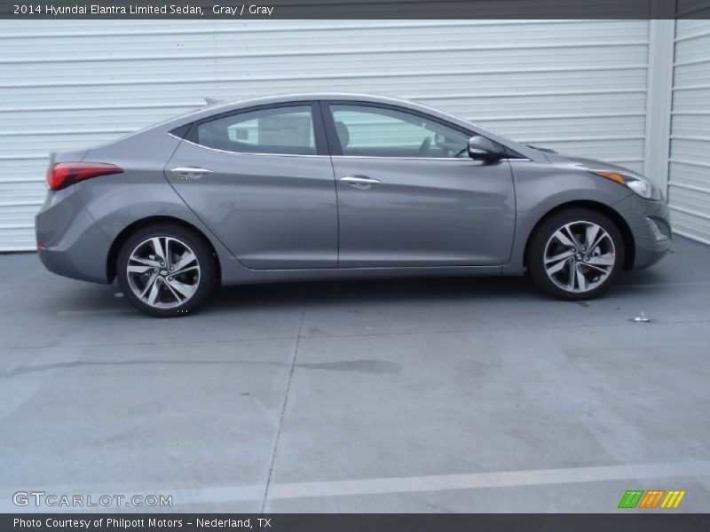 Gray / Gray 2014 Hyundai Elantra Limited Sedan