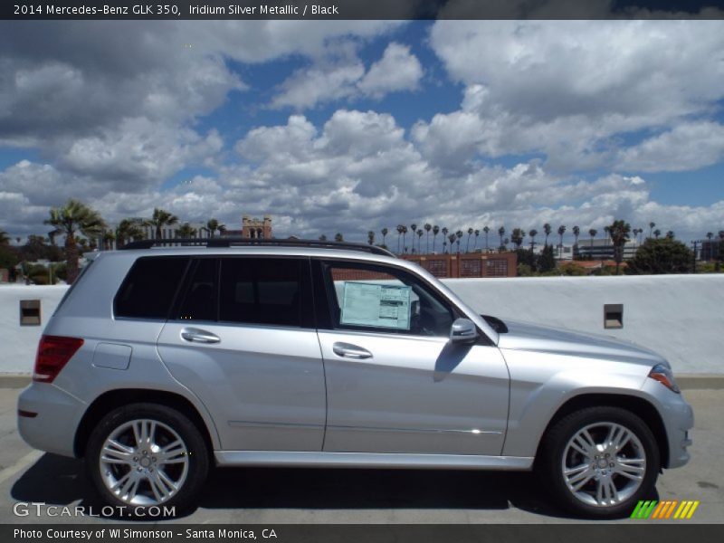 Iridium Silver Metallic / Black 2014 Mercedes-Benz GLK 350