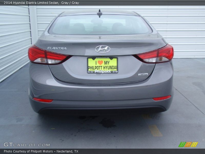 Gray / Gray 2014 Hyundai Elantra Limited Sedan