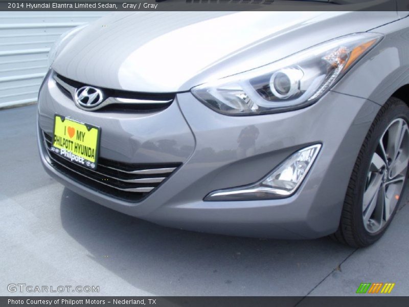 Gray / Gray 2014 Hyundai Elantra Limited Sedan