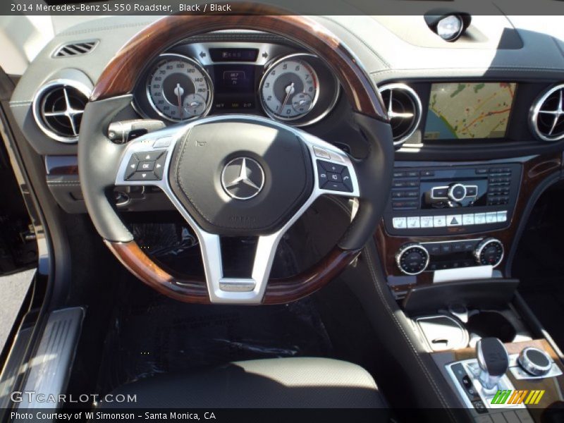 Black / Black 2014 Mercedes-Benz SL 550 Roadster