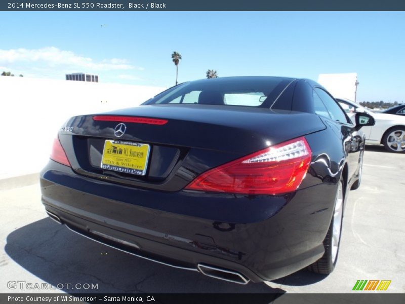 Black / Black 2014 Mercedes-Benz SL 550 Roadster