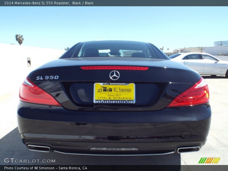 Black / Black 2014 Mercedes-Benz SL 550 Roadster