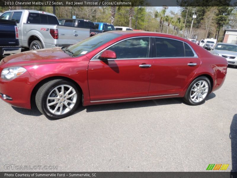 Red Jewel Tintcoat / Cocoa/Cashmere 2010 Chevrolet Malibu LTZ Sedan