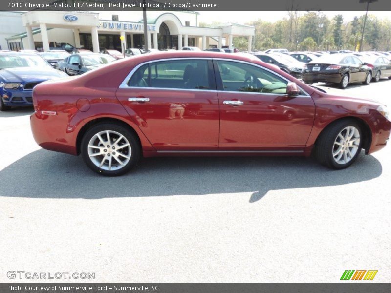 Red Jewel Tintcoat / Cocoa/Cashmere 2010 Chevrolet Malibu LTZ Sedan