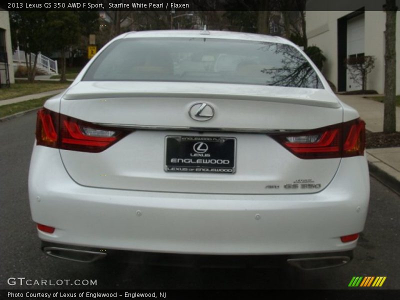 Starfire White Pearl / Flaxen 2013 Lexus GS 350 AWD F Sport