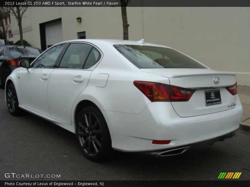 Starfire White Pearl / Flaxen 2013 Lexus GS 350 AWD F Sport