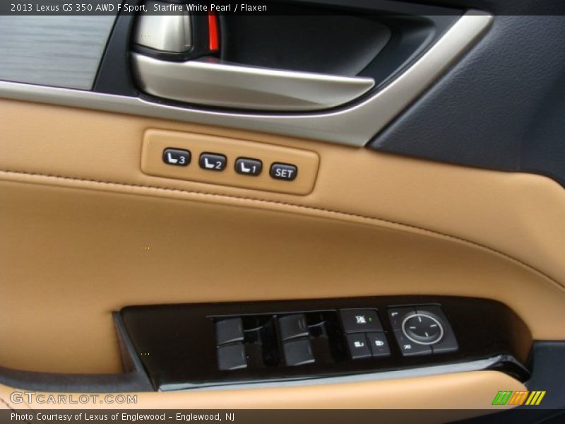 Starfire White Pearl / Flaxen 2013 Lexus GS 350 AWD F Sport