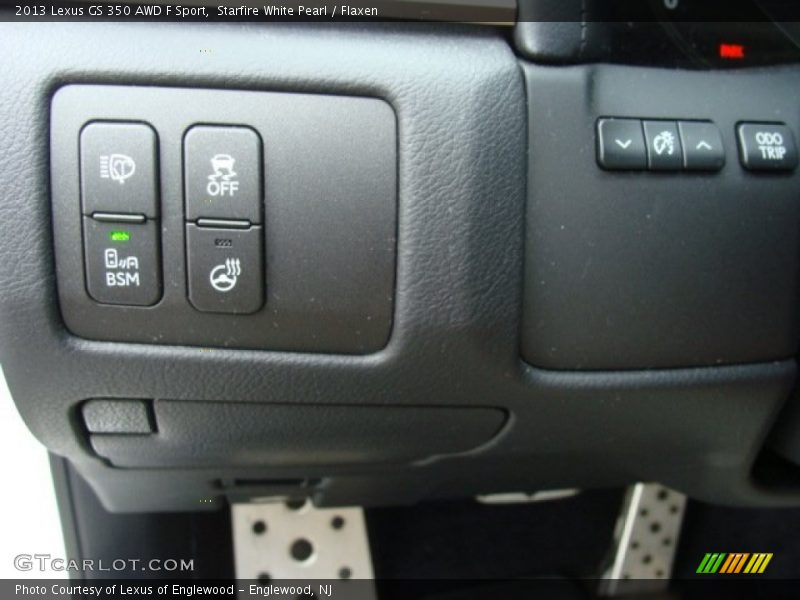 Starfire White Pearl / Flaxen 2013 Lexus GS 350 AWD F Sport
