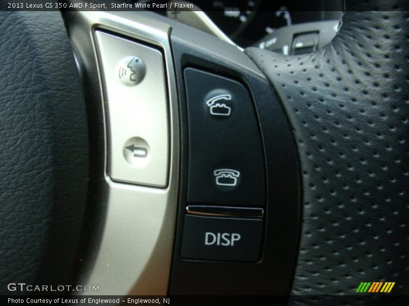 Starfire White Pearl / Flaxen 2013 Lexus GS 350 AWD F Sport