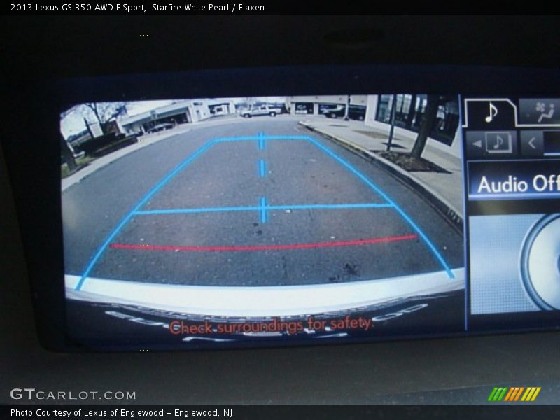 Starfire White Pearl / Flaxen 2013 Lexus GS 350 AWD F Sport