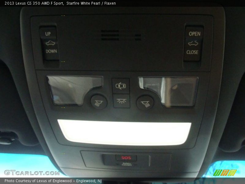 Starfire White Pearl / Flaxen 2013 Lexus GS 350 AWD F Sport