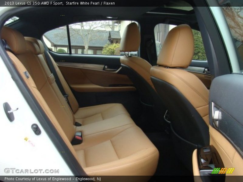 Starfire White Pearl / Flaxen 2013 Lexus GS 350 AWD F Sport