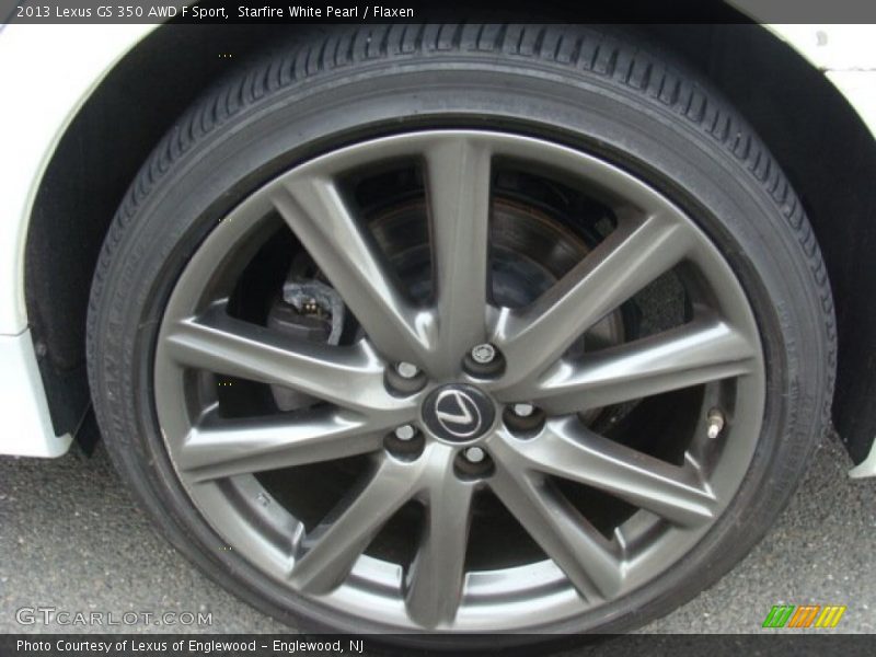 Starfire White Pearl / Flaxen 2013 Lexus GS 350 AWD F Sport