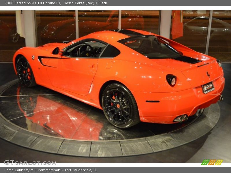 Rosso Corsa (Red) / Black 2008 Ferrari 599 GTB Fiorano F1