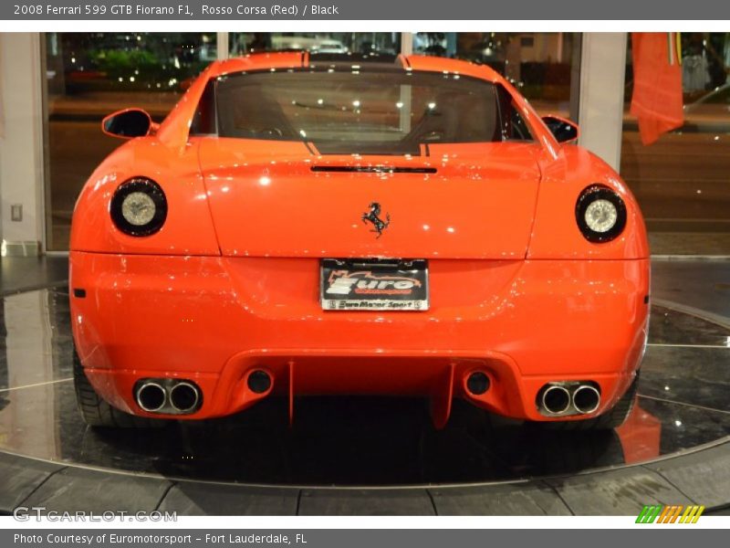 Rosso Corsa (Red) / Black 2008 Ferrari 599 GTB Fiorano F1