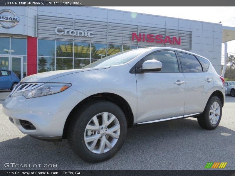 Brilliant Silver / Black 2014 Nissan Murano S