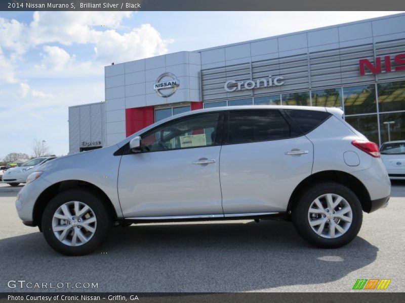 Brilliant Silver / Black 2014 Nissan Murano S