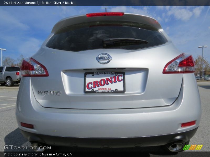Brilliant Silver / Black 2014 Nissan Murano S