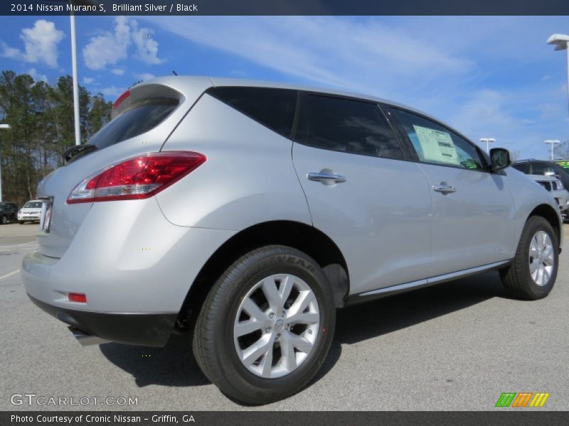 Brilliant Silver / Black 2014 Nissan Murano S