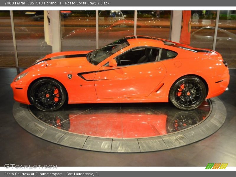 Rosso Corsa (Red) / Black 2008 Ferrari 599 GTB Fiorano F1